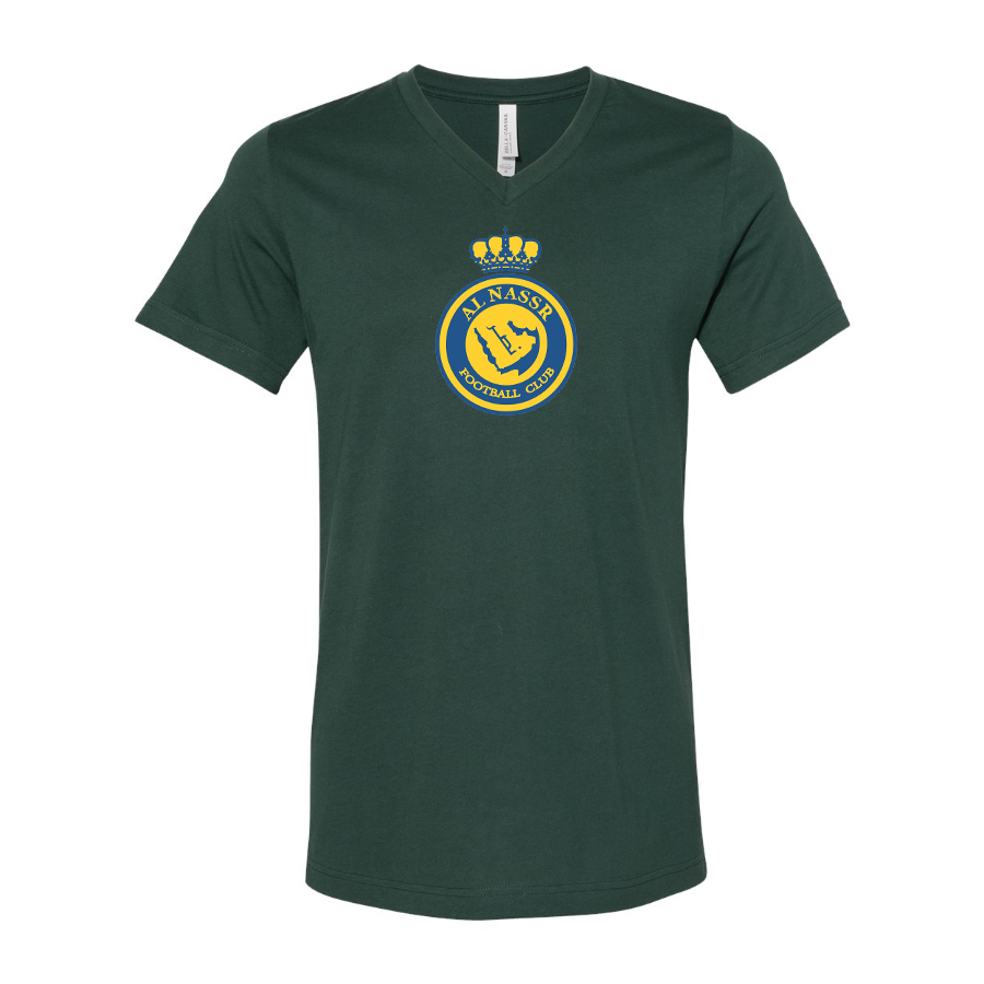 Men’s Al Nassr FC - BELLA + CANVAS - Jersey V-Neck Tee - 3005