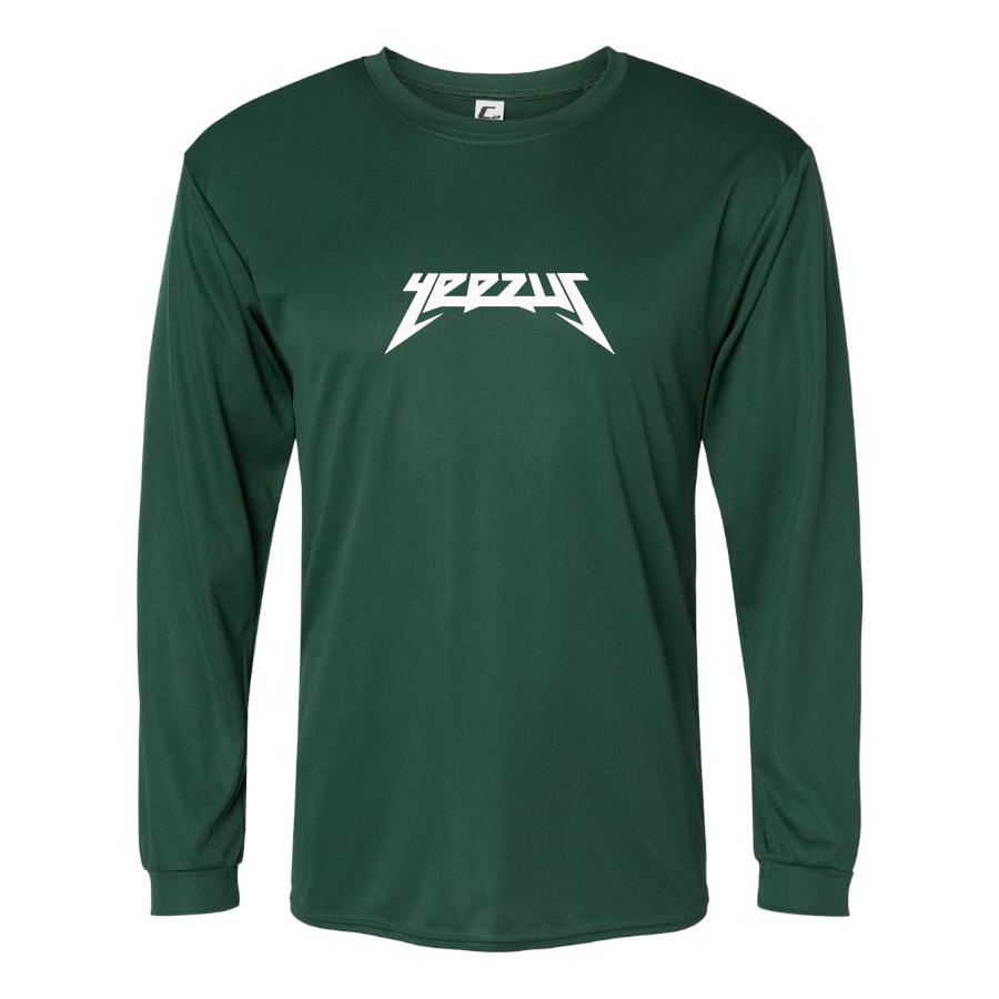 Men’s Kanye West Yeezus Music - Polyester Long Sleeve T-Shirt