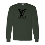 Men's Louis Vuitton Cotton Long Sleeve T-Shirt