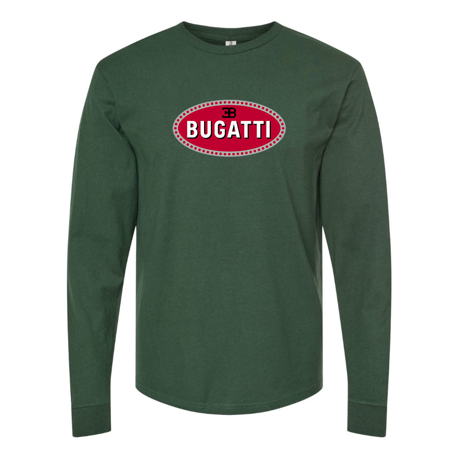 Men’s Bugatti Car Long Sleeve T-Shirt