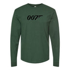 Men's 007 James Bond Movie Long Sleeve T-Shirt