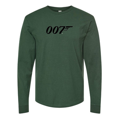 Men's 007 James Bond Movie Long Sleeve T-Shirt