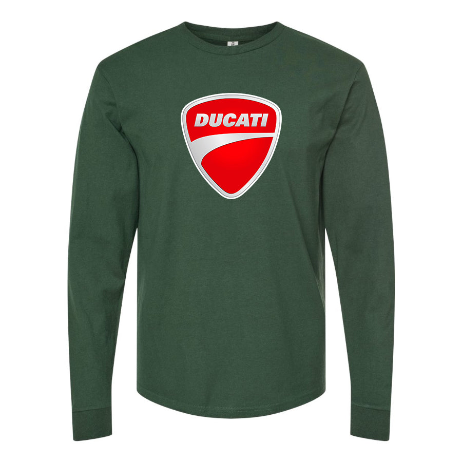 Men’s Ducati Motorcycle Long Sleeve T-Shirt