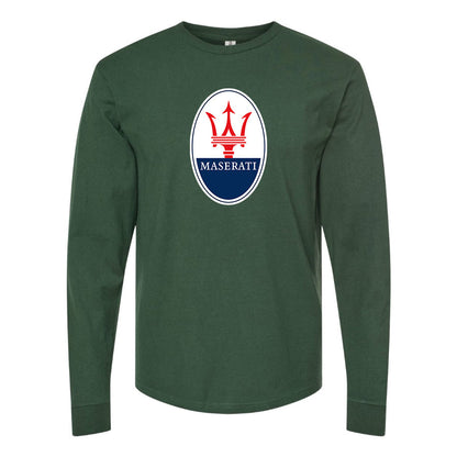 Men’s Maserati Car Long Sleeve T-Shirt