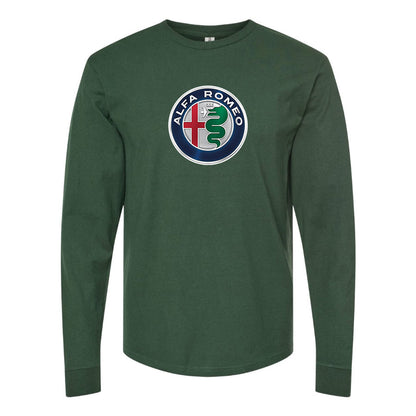 Men's Alfa Romeo Car Long Sleeve T-Shirt