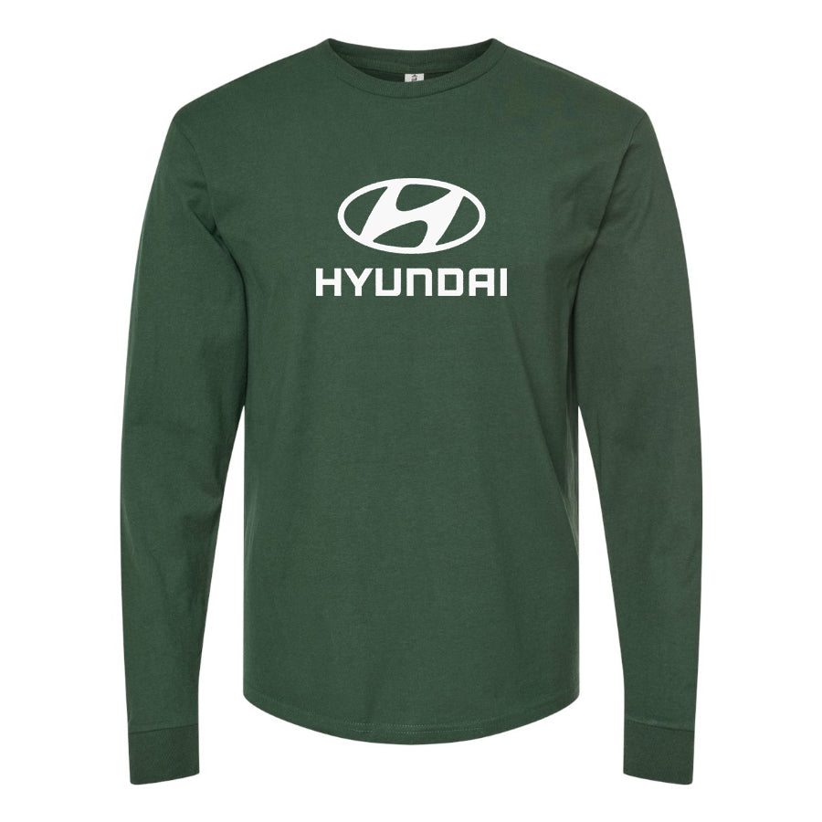 Men’s Hyundai Car Long Sleeve T-Shirt