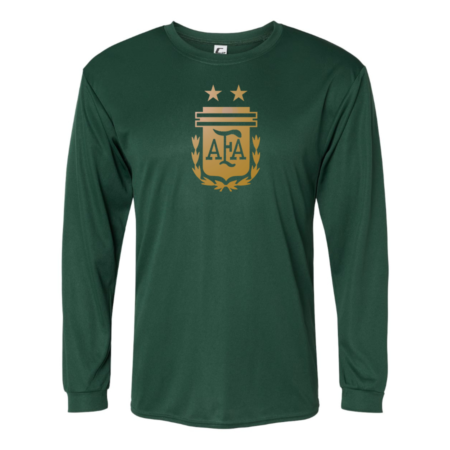 Men’s Argentina Soccer  - C2 Sport - Performance Long Sleeve T-Shirt - 5104