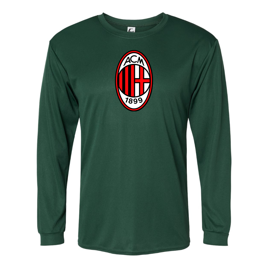 Men’s AC Milan Soccer- C2 Sport - Performance Long Sleeve T-Shirt - 5104