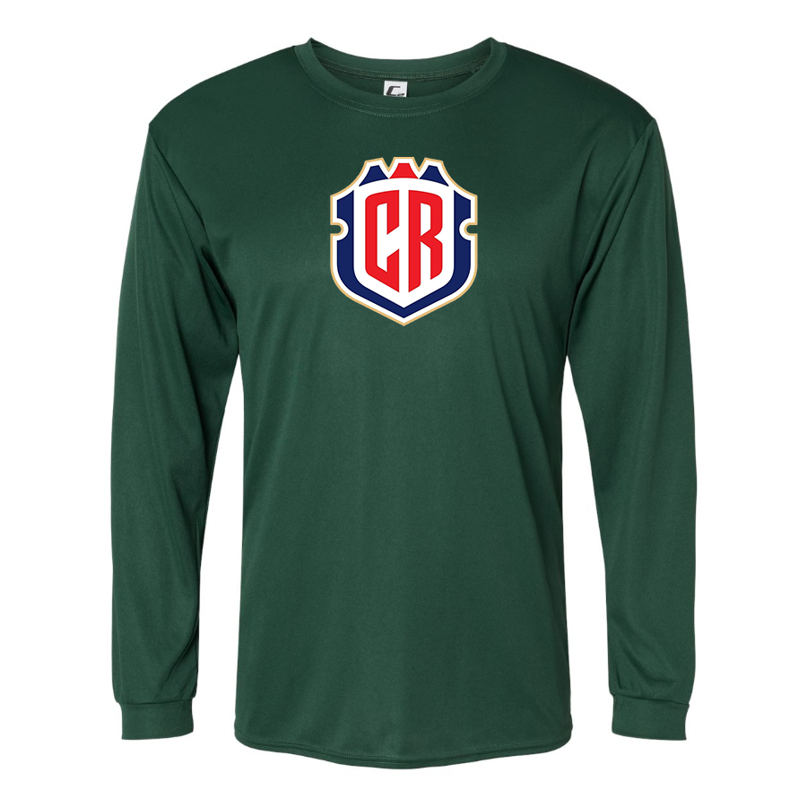 Men’s  Costa Rica National Soccer Team - C2 Sport - Performance Long Sleeve T-Shirt - 5104