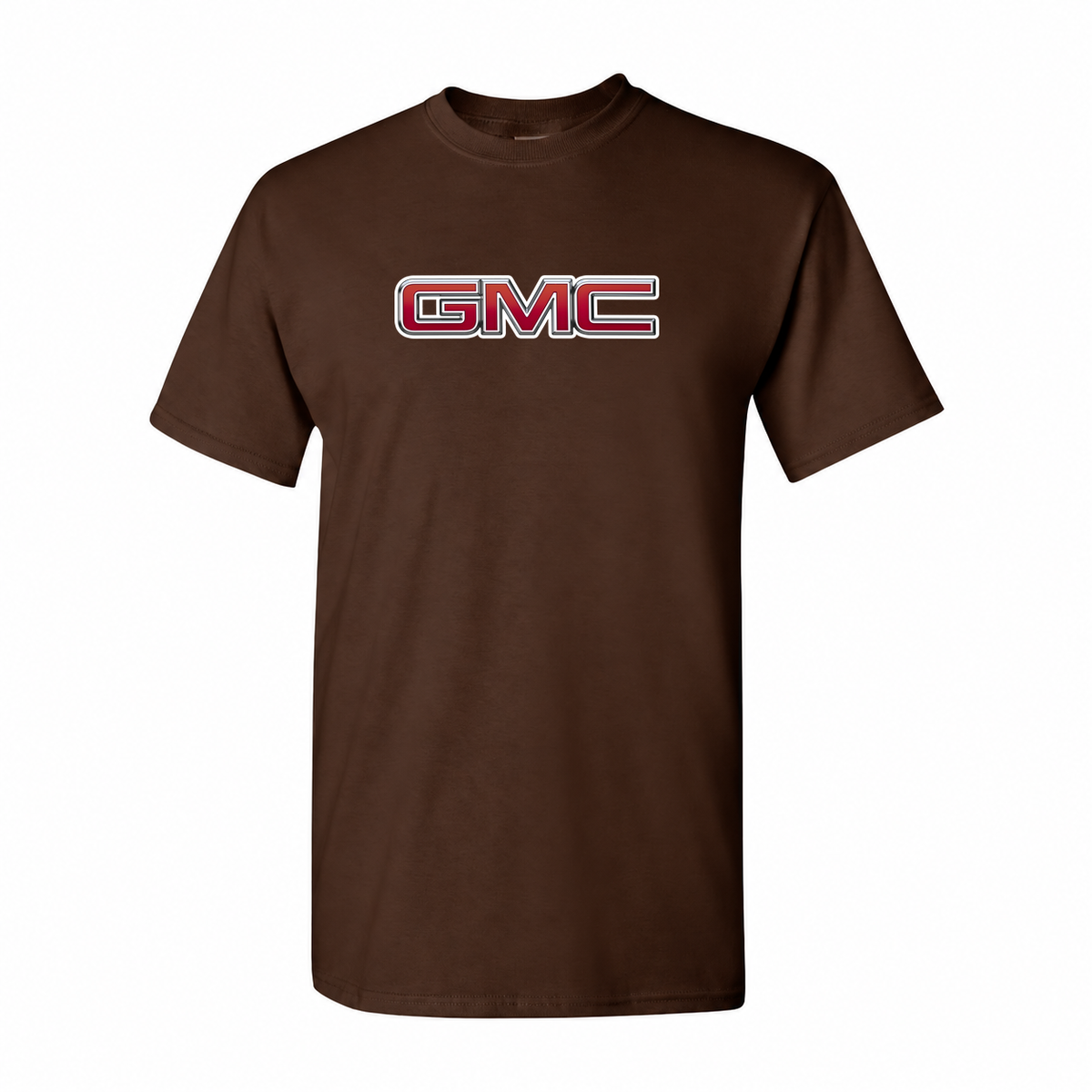 Men's GMC cotton T-shirt in Dark Brown