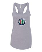 Women's Alfa Romeo Car Racerback Tank Top