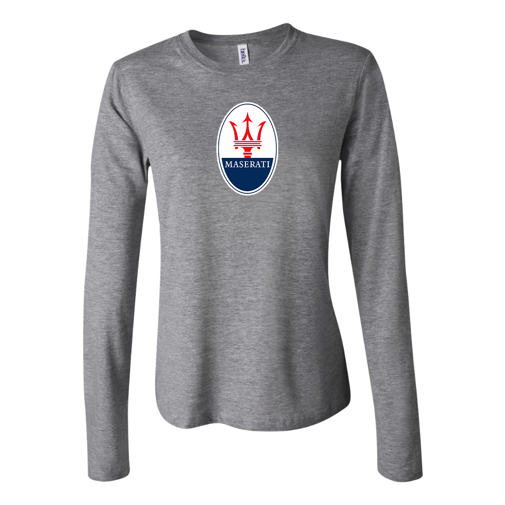 Women's Maserati Car Long Sleeve T-Shirt