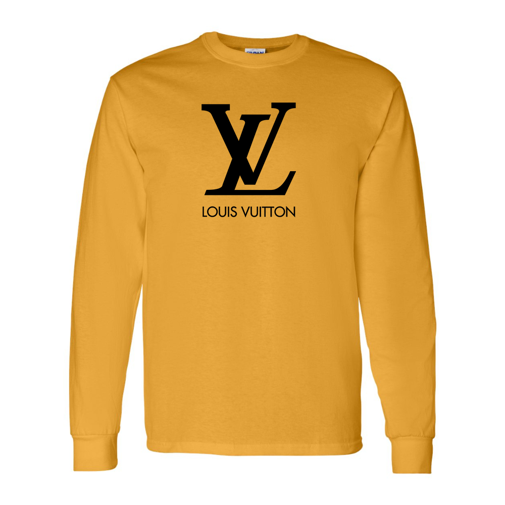 Men's Louis Vuitton Cotton Long Sleeve T-Shirt