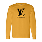 Men's Louis Vuitton Cotton Long Sleeve T-Shirt