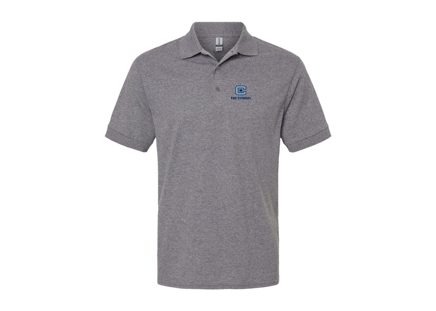 Men' The Citadel Bulldogs Gildan Dry Blend Jersey Polo