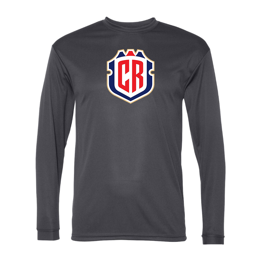 Men’s  Costa Rica National Soccer Team - C2 Sport - Performance Long Sleeve T-Shirt - 5104