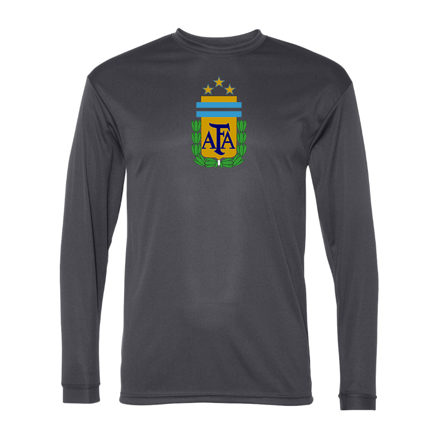 Men’s Argentina National Soccer - Performance Long Sleeve T-Shirt - 5104
