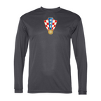 Men’s  Croatia National Soccer Team - C2 Sport - Performance Long Sleeve T-Shirt - 5104