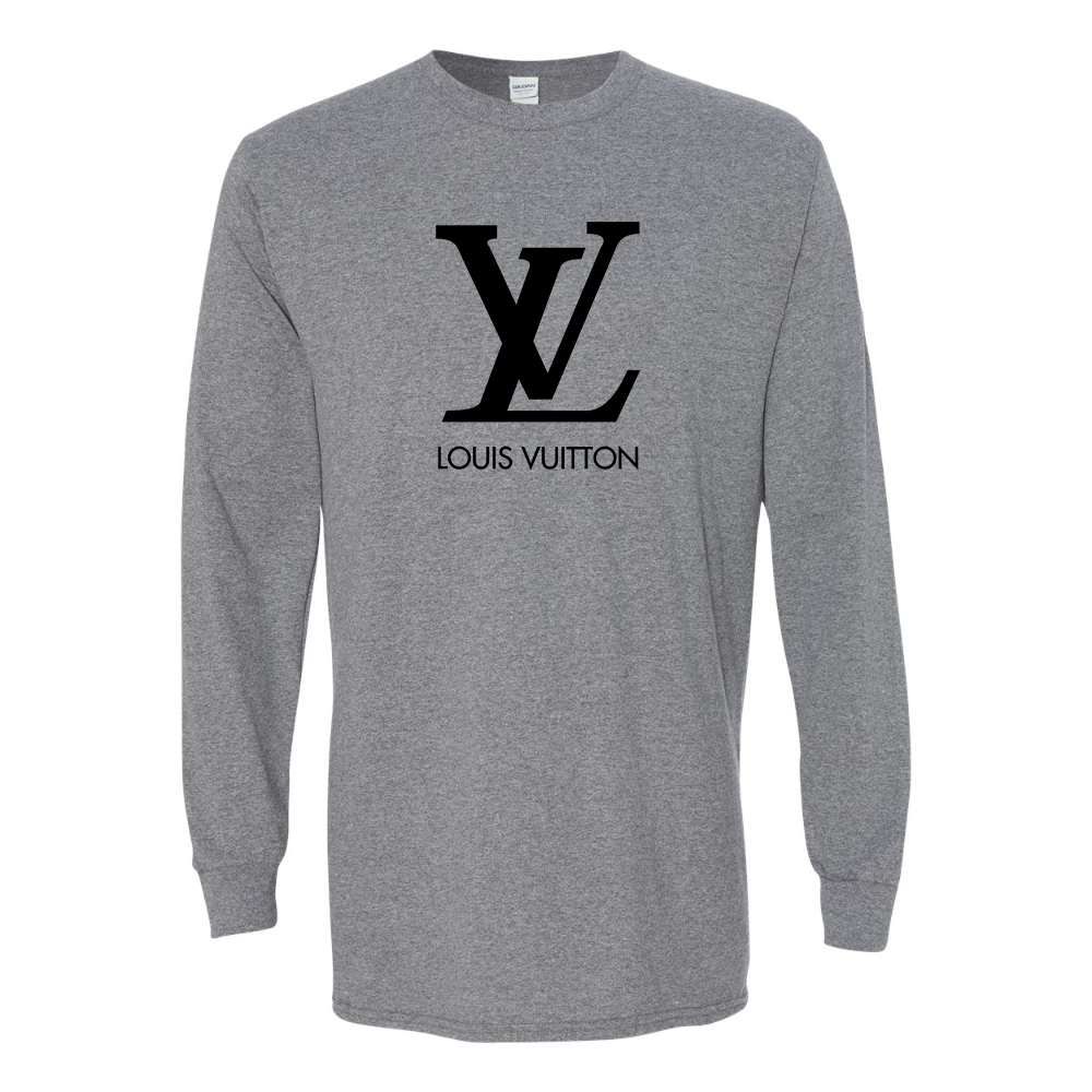 Men's Louis Vuitton Cotton Long Sleeve T-Shirt