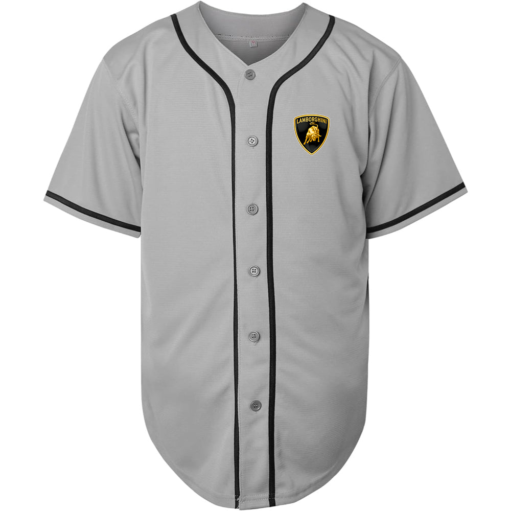 Men’s Lamborghini Car Baseball Jersey