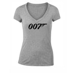 Women's 007 James Bond Movie V-Neck T-Shirt