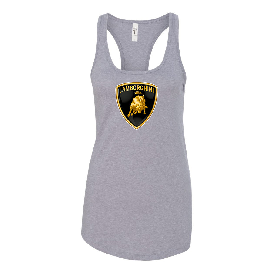 Women's Lamborghini Car Racerback Tank Top