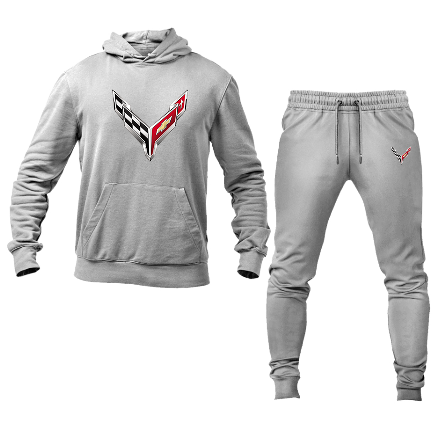 Men's Chevrolet Corvette Pullover Hoodie Joggers Set