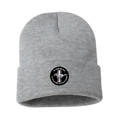 Ford Mustang Motorsport Car Beanie Hat