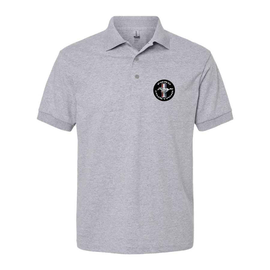 Men’s Ford Mustang Motorsport Car Dry Blend Polo