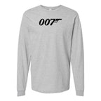 Men's 007 James Bond Movie Long Sleeve T-Shirt