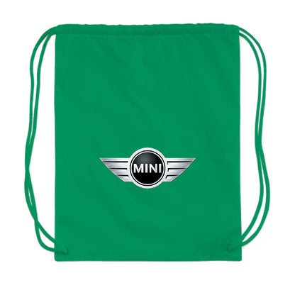 Mini Cooper Car Drawstring Bag