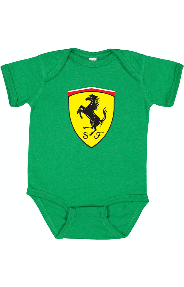 Ferrari Motorsport  Car Baby Romper Onesie