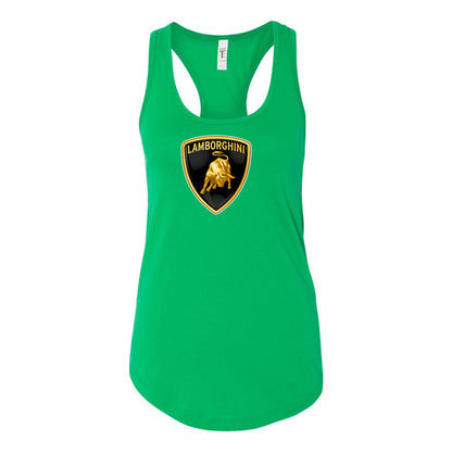 Women's Lamborghini Car Racerback Tank Top