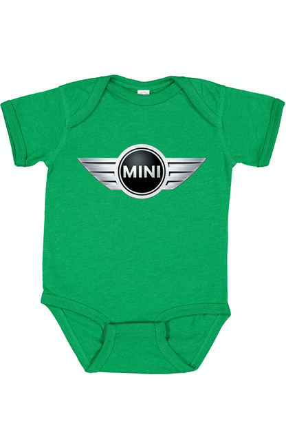 Mini Cooper Car Baby Romper Onesie