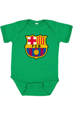 Baby F.C. Barcelona Soccer Romper Onesie