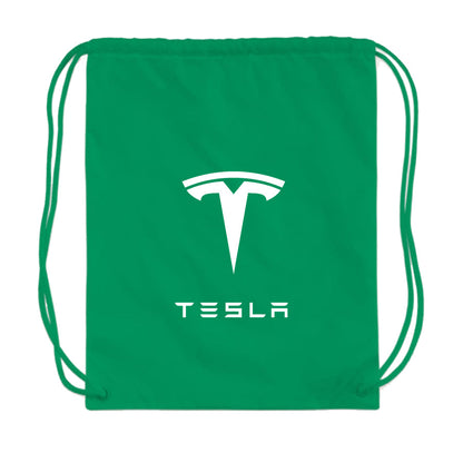 Tesla Motorsports Car Drawstring Bag