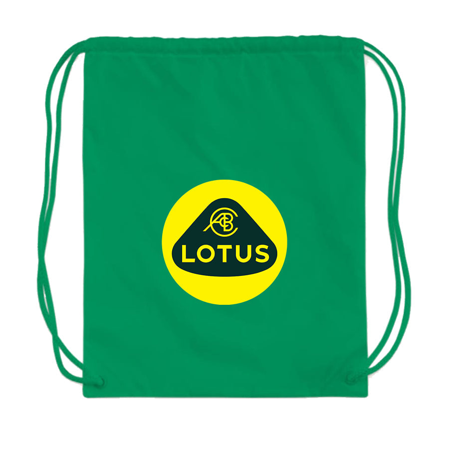 Lotus Car Drawstring Bag