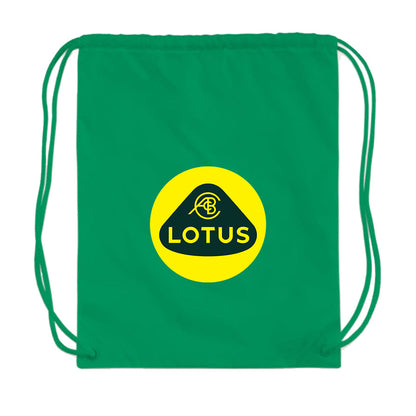 Lotus Car Drawstring Bag