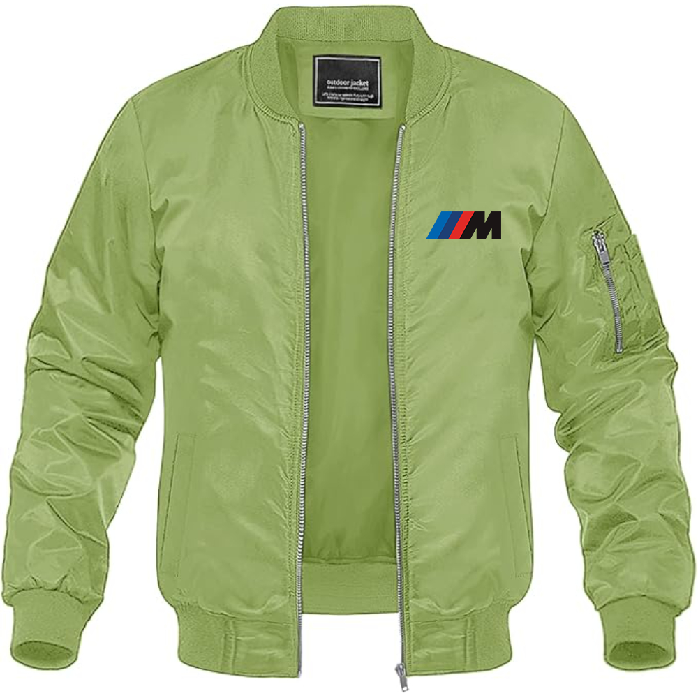 Men's - BMW M - Lightweight Bomber Jacket Windbreaker Softshell Varsity Jacket Coat