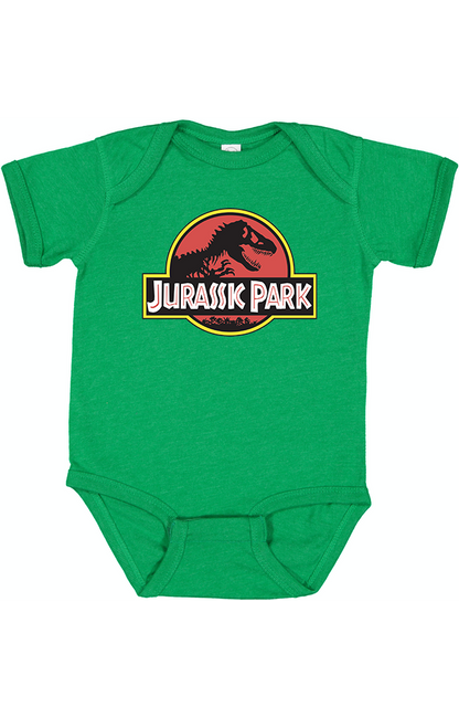 Jurassic Park Movie Baby Romper Onesie