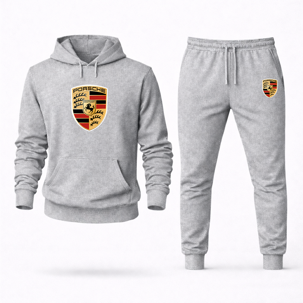 Men’s Porsche Car Hoodie Joggers Set