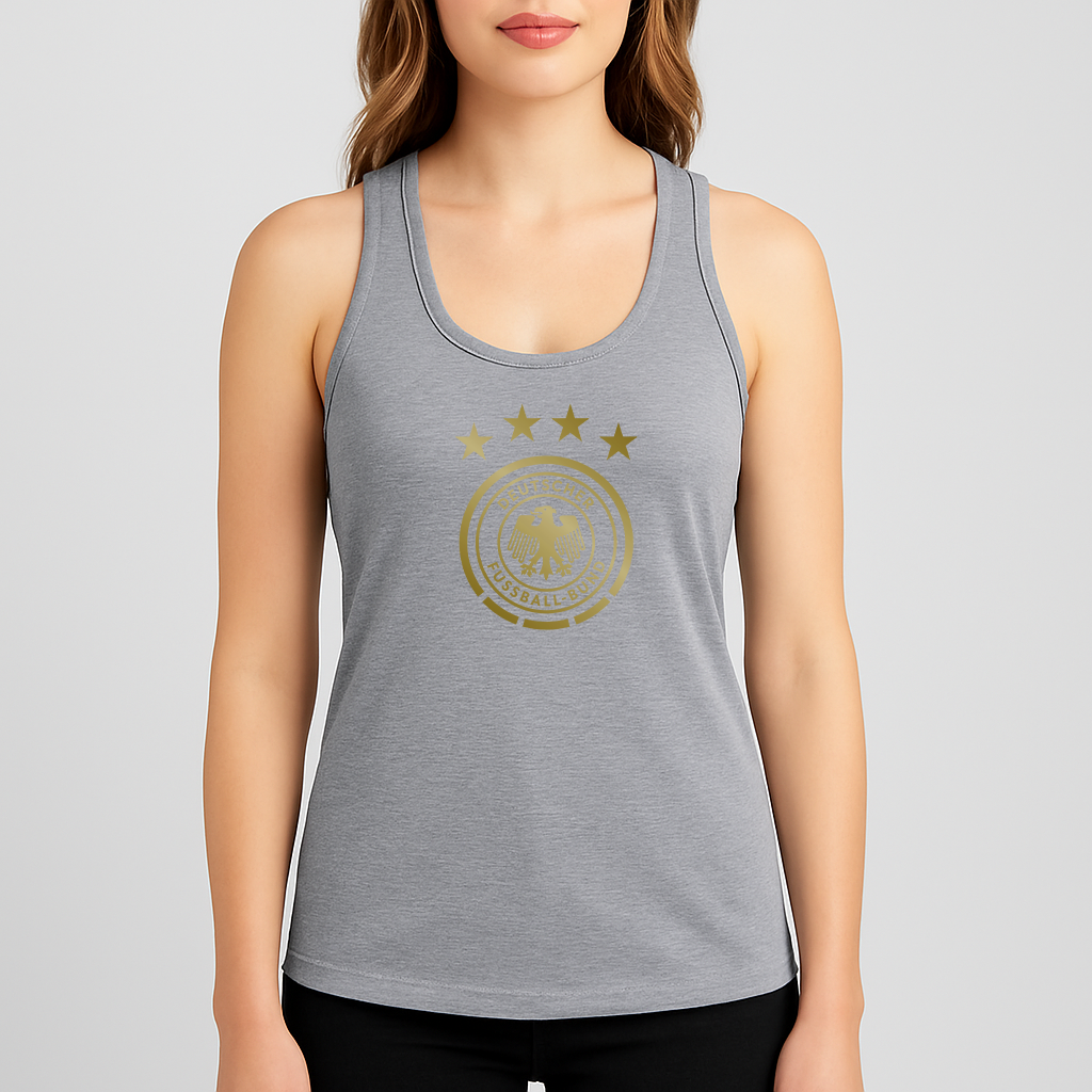 Women's Germany Soccer Racerback Tank Top