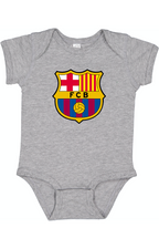 Baby F.C. Barcelona Soccer Romper Onesie
