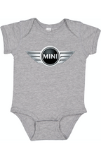 Mini Cooper Car Baby Romper Onesie