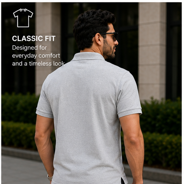 Men’s Porsche Car Dry Blend Polo