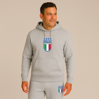 Men's Italy National Soccer Team Hoodie Joggers Set