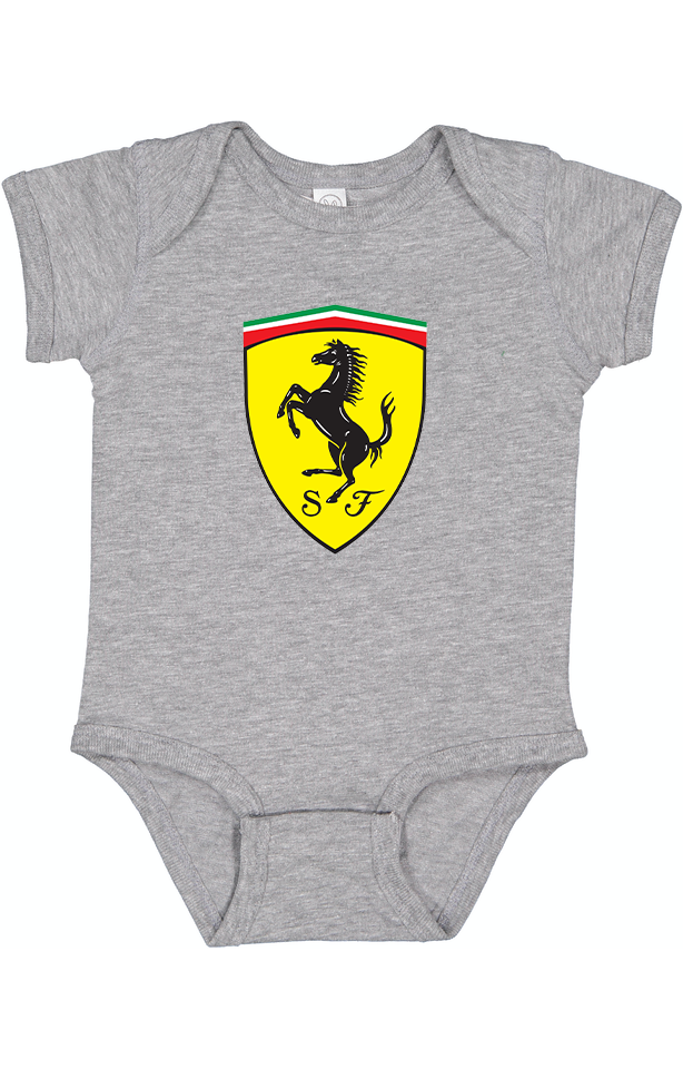 Ferrari Motorsport  Car Baby Romper Onesie