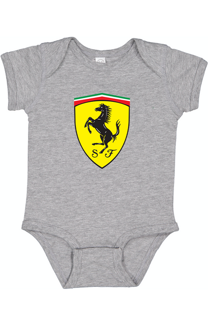 Ferrari Motorsport  Car Baby Romper Onesie