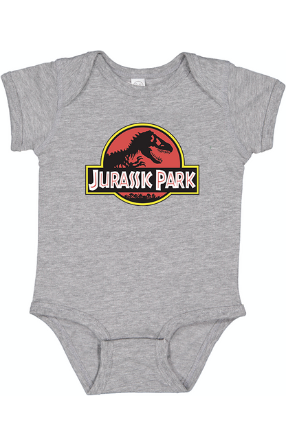 Jurassic Park Movie Baby Romper Onesie