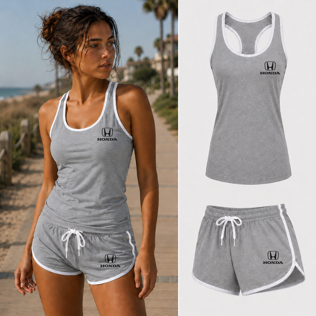 Women’s Honda Car Tank Shorts Set